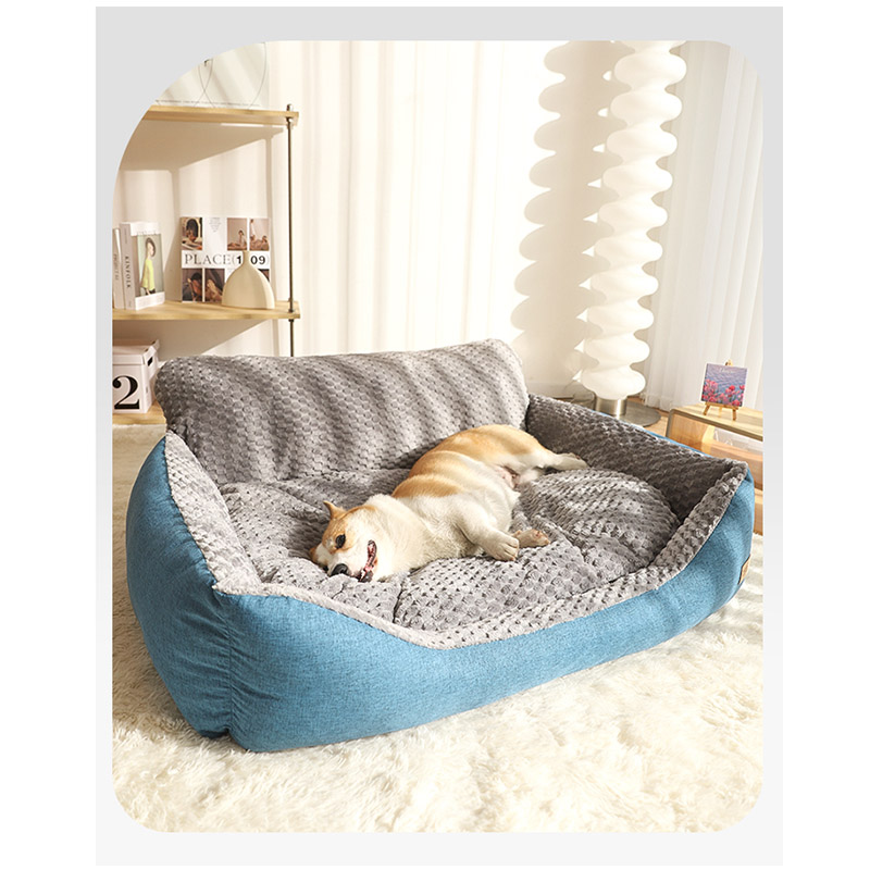 ペットベッド 猫犬用 ソファ ペット用寝袋 犬猫兼用 あごのせ 滑り止め 犬のベッド もこもこ 犬ベッド ふわふわ かわいい 暖かい 洗える 犬 猫ベッド 保温 