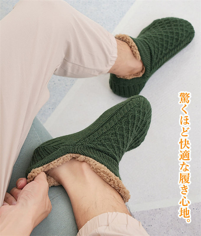 ソックス ルームソックス 靴下 メンズ ぽかぽかそっくす 靴下 ルーム裏ボア ふわふわ 暖かい 北欧 極厚ルームソックス 防寒靴下 スリッパ もこもこ 