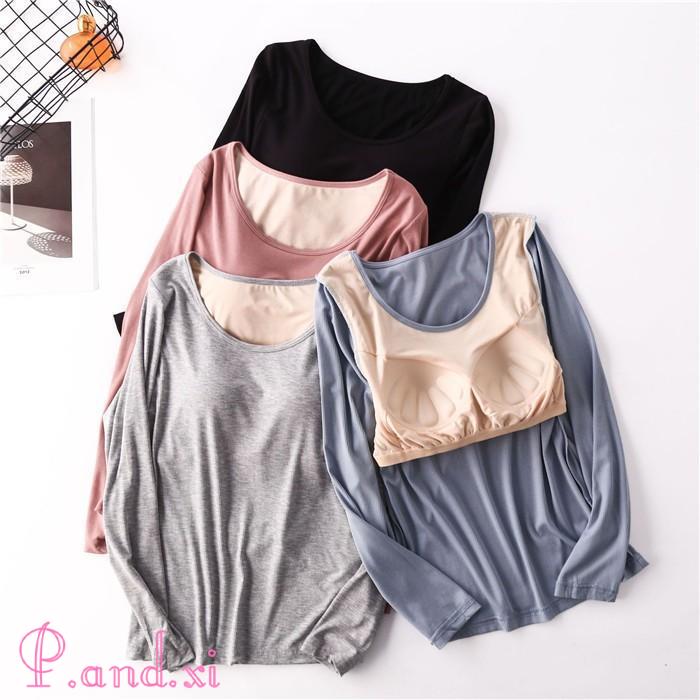 パジャマ レディース ルームウェア 長袖 部屋着 セットアップ 寝巻き 大人 上下セット カップ付き 寝間着 柔らかめ 冬 リラックス 女性用 秋 2点セット 