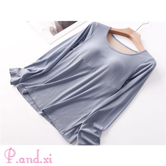 パジャマ レディース ルームウェア 長袖 部屋着 セットアップ 寝巻き 大人 上下セット カップ付き 寝間着 柔らかめ 冬 リラックス 女性用 秋 2点セット 