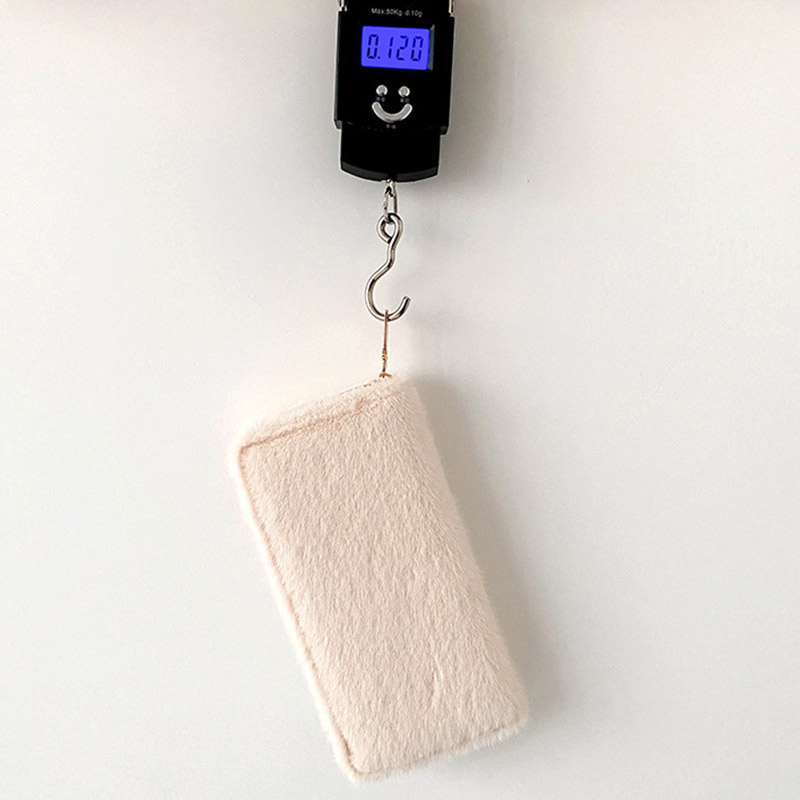 長財布 レディース 財布 大容量 ラウンドファスナー かわいい 秋冬 ふわふわ 軽量 軽い もこもこ おしゃれ スリム 