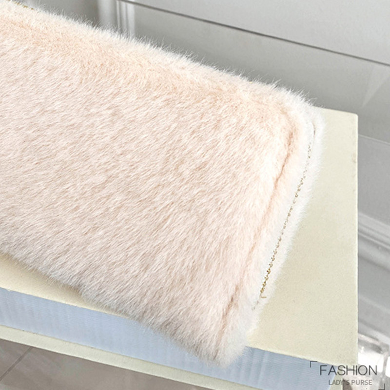 長財布 レディース 財布 大容量 ラウンドファスナー かわいい 秋冬 ふわふわ 軽量 軽い もこもこ おしゃれ スリム 