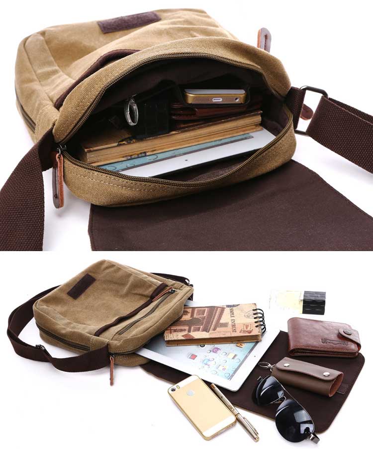 ショルダーバッグ メンズ 帆布 キャン斜め掛け 軽い 大人 収納抜群 通学 大きいサイズ 旅行出張 整理整頓 普段使いに最適 大容量 A4 自転車鞄かばん 通勤 