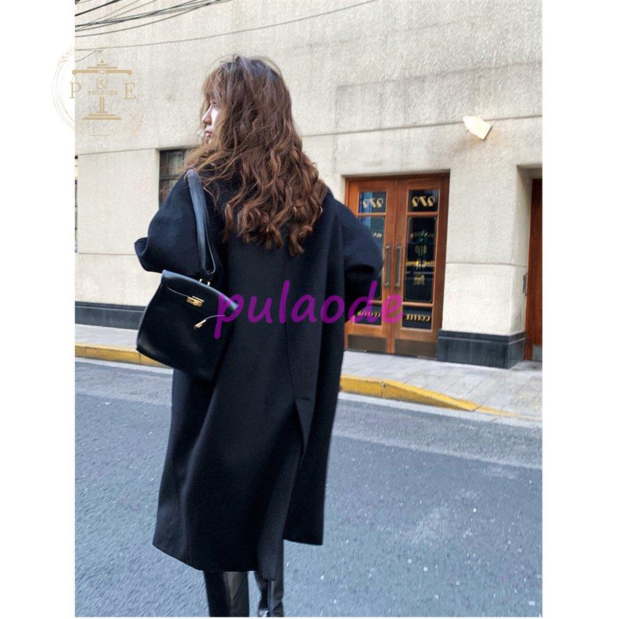 ロング チェスターコート大きいサイズ レディース コート アウター タック ラック チ秋 防寒 冬 黒 ロング ストレッチ ポケット おしゃれ 軽量 