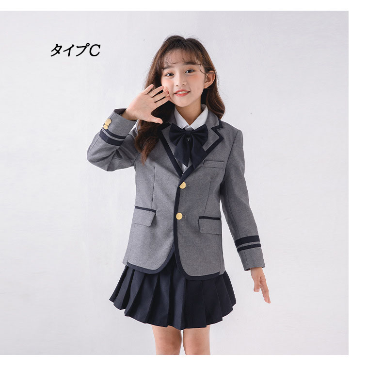 フォーマル スーツ 女の子 入学スーツ ジャケット ワンピース 5点セット 可愛い 発表会 子供服 卒園式 子供服 七五三 制服 入学式 スカート 入園式 卒業式 法事 
