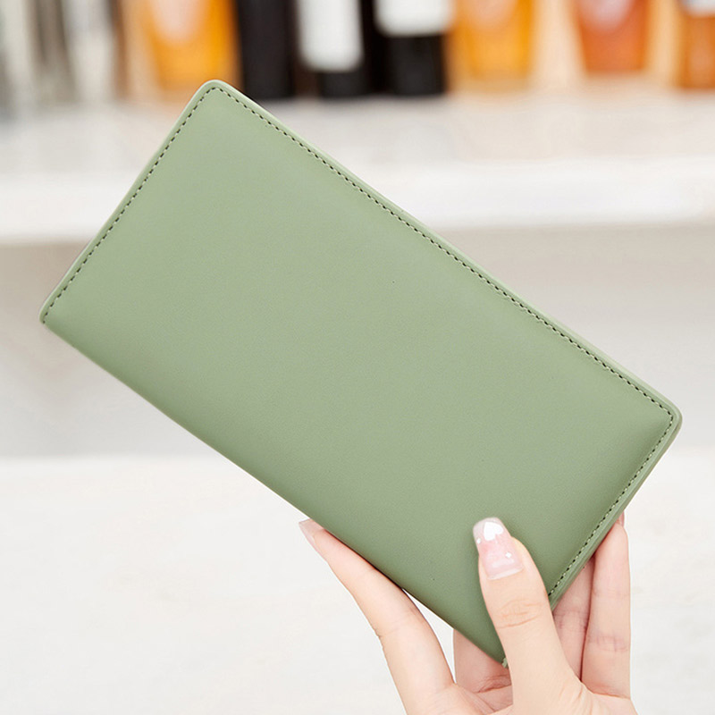 長財布 薄い レディース 薄型 スリム 軽量 PU 可愛い ファスナー スマート 極薄 スキミング防止 カード入れ 小銭入れ レザー 札入れ おしゃれ 