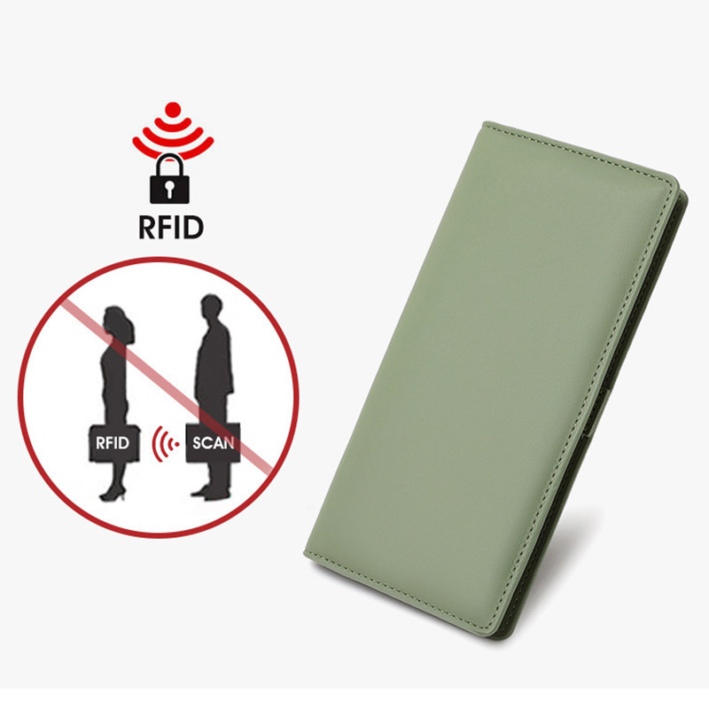 長財布 薄い レディース 薄型 スリム 軽量 PU 可愛い ファスナー スマート 極薄 スキミング防止 カード入れ 小銭入れ レザー 札入れ おしゃれ 