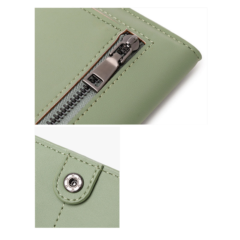 長財布 薄い レディース 薄型 スリム 軽量 PU 可愛い ファスナー スマート 極薄 スキミング防止 カード入れ 小銭入れ レザー 札入れ おしゃれ 