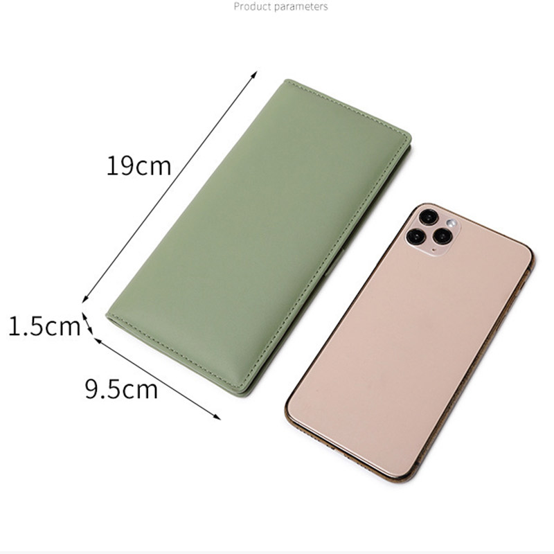 長財布 薄い レディース 薄型 スリム 軽量 PU 可愛い ファスナー スマート 極薄 スキミング防止 カード入れ 小銭入れ レザー 札入れ おしゃれ 