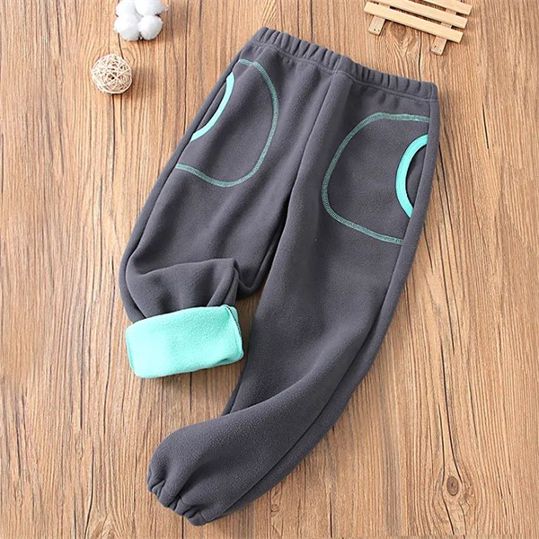 子供服 ロングパンツ 長ズボン キッズ 男の子 女の子 モコモコ 保温 ボアパンツ ストレッチ ジュニア ボジョガーパンツ あったか 小学生 シンプル 