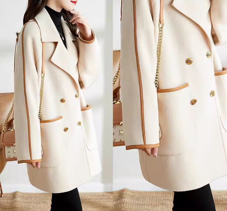 チェスターコート レディース 冬 ミドル丈 コート レディース レディース コート 黒 ロングコート チェスターコート 冬 チェスターコート ロング ダブルボタン 