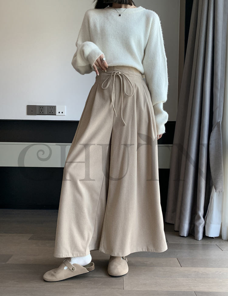 おしゃれガウチョパンツワイドパンツ レディースボロングパンツロングパンツ 春夏 パンツワイドパンツ大きいサイズパンツOLオフィスガウチョパンツ  