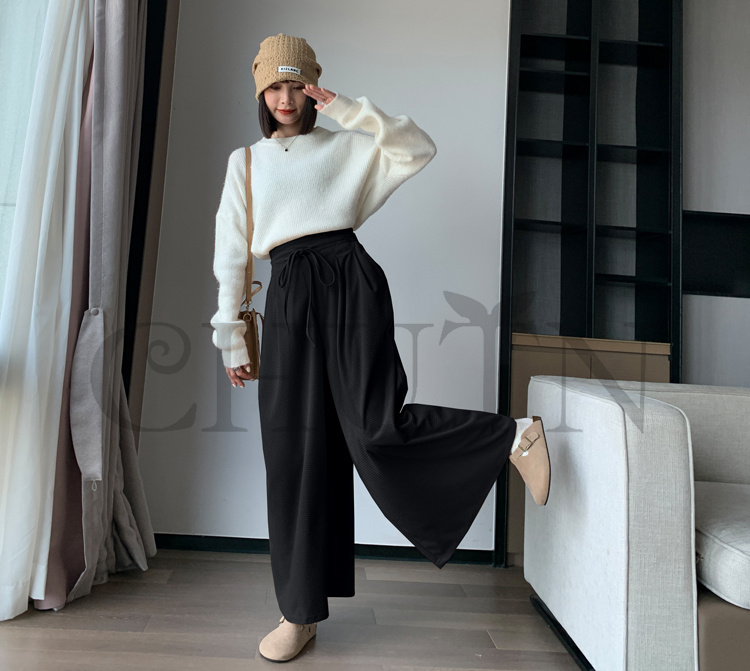 おしゃれガウチョパンツワイドパンツ レディースボロングパンツロングパンツ 春夏 パンツワイドパンツ大きいサイズパンツOLオフィスガウチョパンツ  