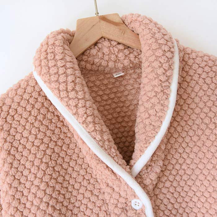 着る毛布パジャマ 上下セット もこもこルームウェア 厚手 裏起毛 無地 防寒対策 足元の裾上げ防止 首元の冷え防止 あたたかファイバー 