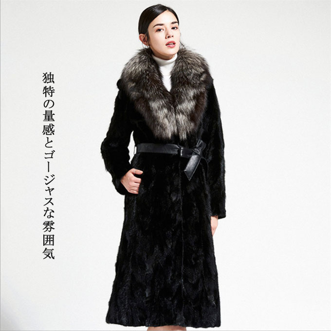 ファーコート レディース 毛皮コート ミンク フェイクファー フォックス襟 防寒 優雅 大衿ロッグジャケット ロッグコート アウター 暖かい 冬服 