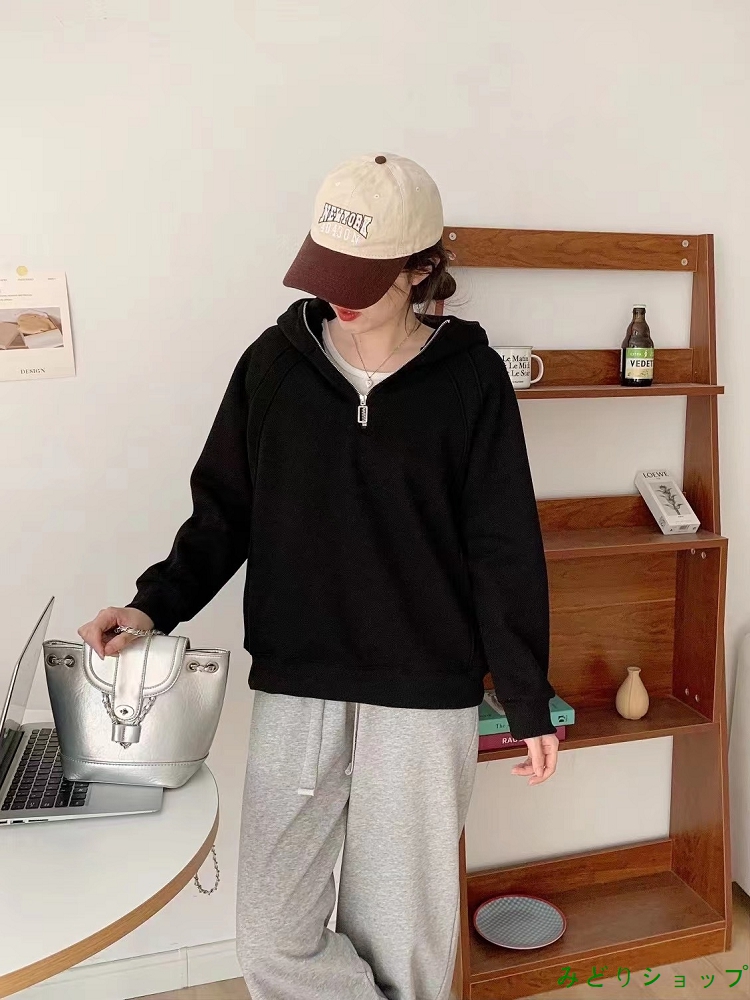 裏起毛 裏ボア トレーナー レディース フード付き おしゃれ  
