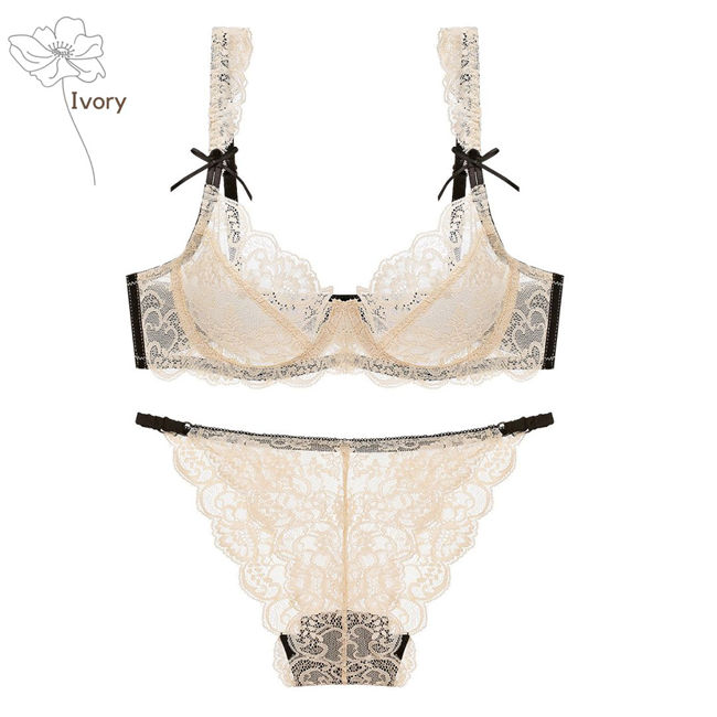 ブラ ショーツ セットリボン レース 下着 レディース 下着セット 上下セット レディース セクシーランジェ かわいい ブラセット 可愛い パンツ ショーツ 