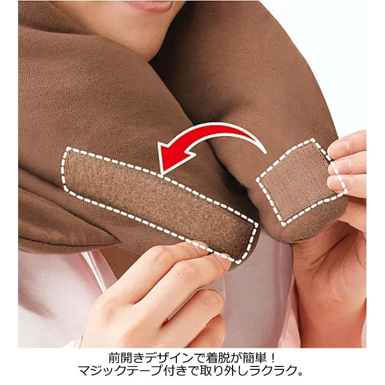ネックウォーマー 肩当て あったか メンズ レディース 肩あて ケープ 背中 パジャマ ポンチョ 前開き マジックテープ ハイネック 肩ウォーマー 肩 安眠グ 寝具 