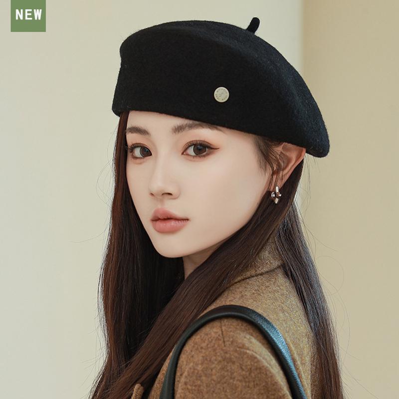 帽子 ベレー帽 レディース 秋冬 。 かわいい 締め付けゼロ シンプル 冬 ベレー ベーシック あったか 秋冬 ゆったり 小物 おしゃれ 大きいサイズ 秋 定番 
