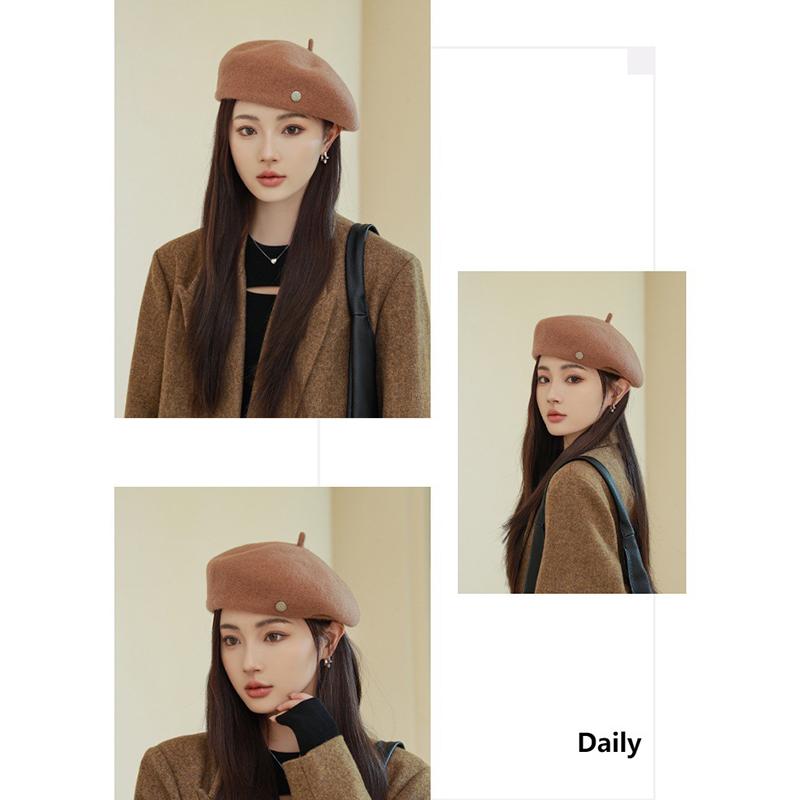 帽子 ベレー帽 レディース 秋冬 。 かわいい 締め付けゼロ シンプル 冬 ベレー ベーシック あったか 秋冬 ゆったり 小物 おしゃれ 大きいサイズ 秋 定番 