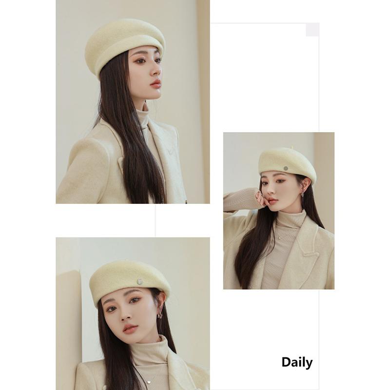 帽子 ベレー帽 レディース 秋冬 。 かわいい 締め付けゼロ シンプル 冬 ベレー ベーシック あったか 秋冬 ゆったり 小物 おしゃれ 大きいサイズ 秋 定番 