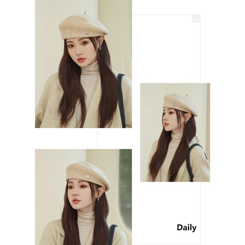 帽子 ベレー帽 レディース 秋冬 。 かわいい 締め付けゼロ シンプル 冬 ベレー ベーシック あったか 秋冬 ゆったり 小物 おしゃれ 大きいサイズ 秋 定番 