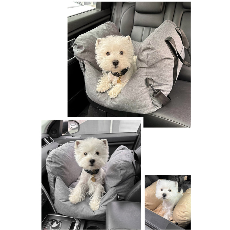 ペット ドライブボックス 犬猫 ドライブボック ドライブベッド 車用ペットシート キャリーバッグ ペットバッグ シートカバー 飛び出し防止 ペットソファー 