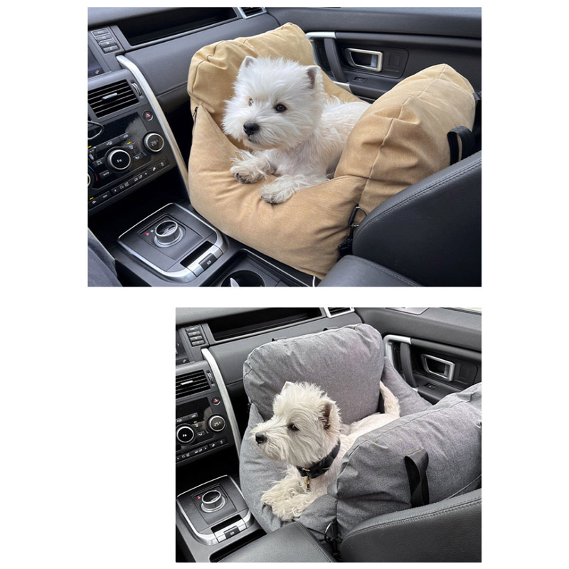 ペット ドライブボックス 犬猫 ドライブボック ドライブベッド 車用ペットシート キャリーバッグ ペットバッグ シートカバー 飛び出し防止 ペットソファー 