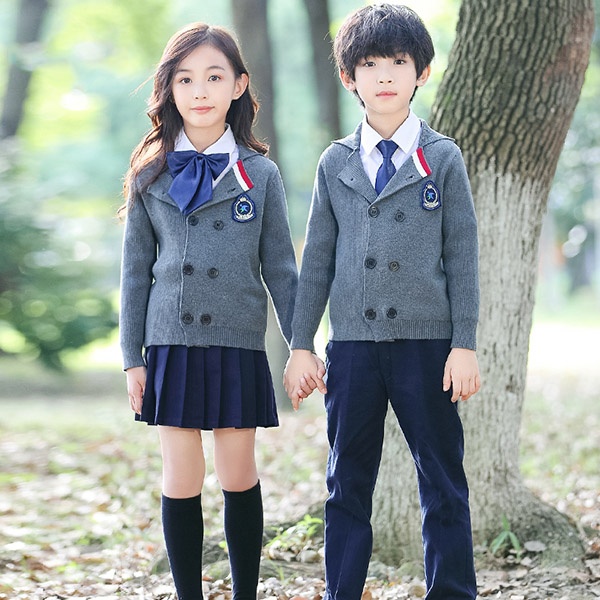 3点セット 秋冬服 学生服 子供制服 子供カーディガン ユニフォーム 入園 キッズ通園 男の子 卒業式 中学生 女の子 小学校 受験 
