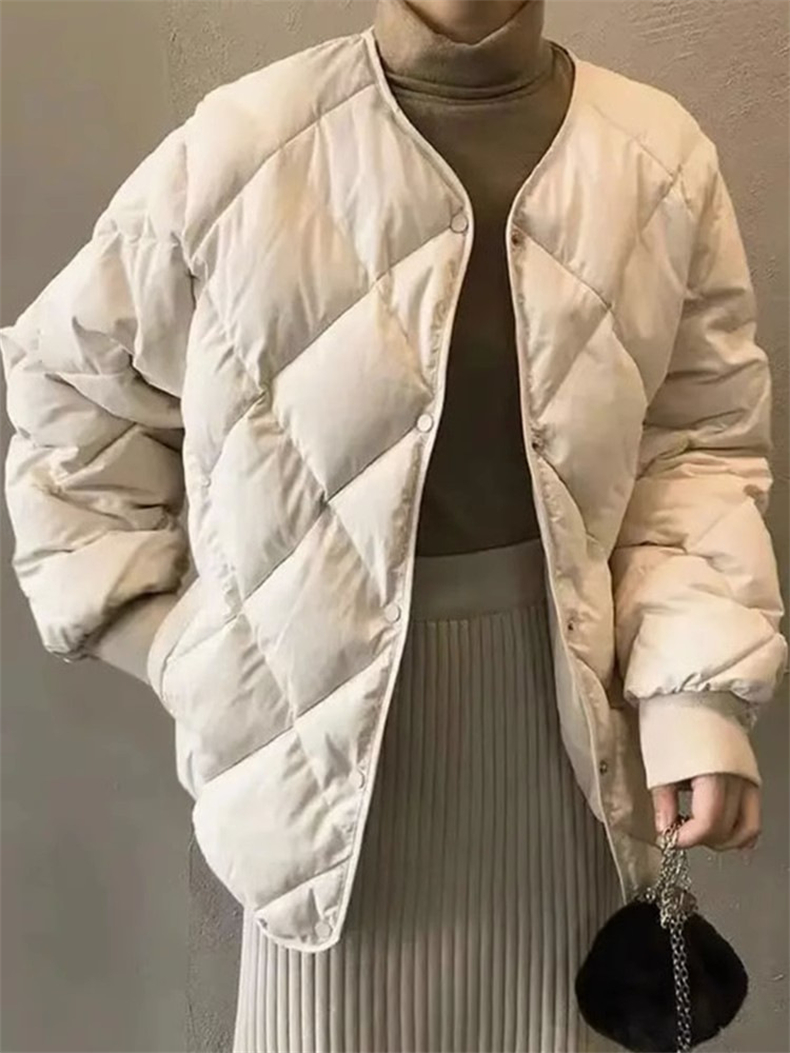 2023 秋と冬のコッのショート高品質肥厚コットンジャケットの女性  