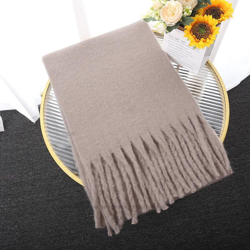 マフラー ボリュームフリンジマフラー レディース ストール かわいい 無地 ボリュームたっぷり プレゼント 大きい 巻物通勤 厚手 暖かい 通学 