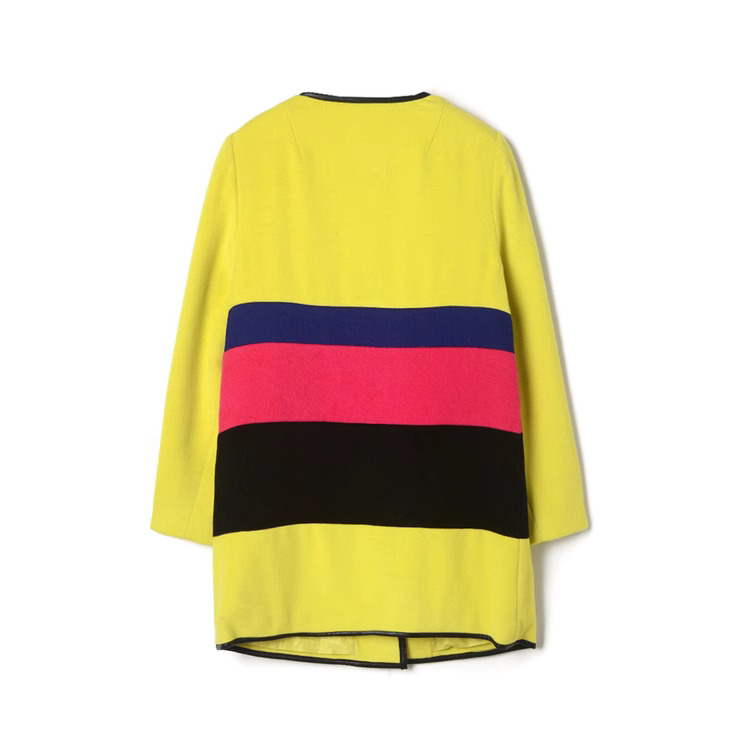 ノーカラーコート レディース 冬 きれいめ アウター レディース ロングコート コート 丈 ラウンドネック 韓国 デザインコート 秋冬 カジュアル ミドル 