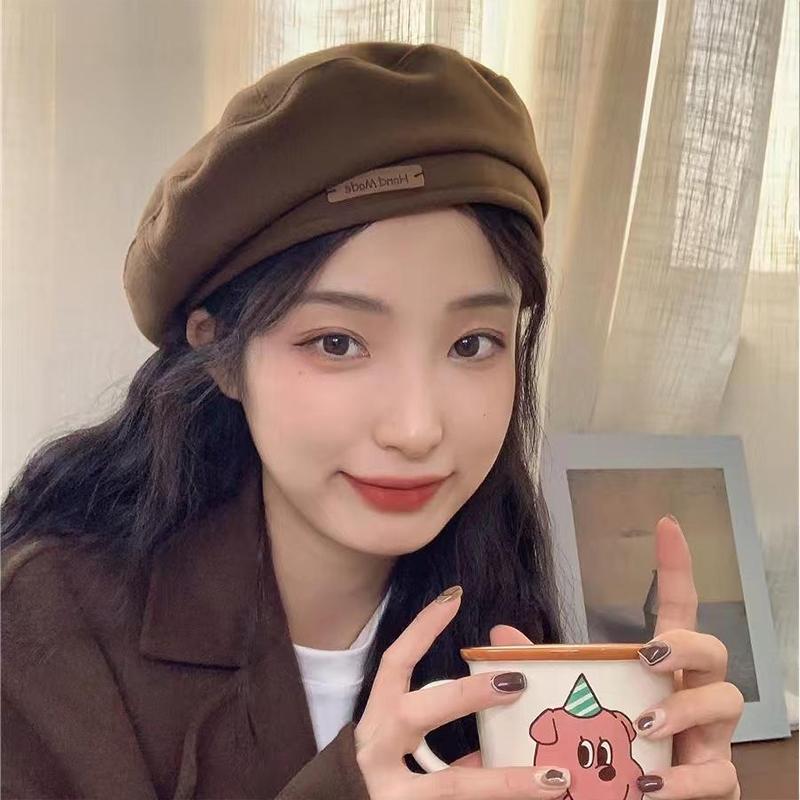 帽子 ベレー帽 レディース 秋冬 。 かわいい ゆったり 締め付けゼロ 秋 小物 ベレー あったか 大きいサイズ 冬 定番 おしゃれ 秋冬 ベーシック シンプル 