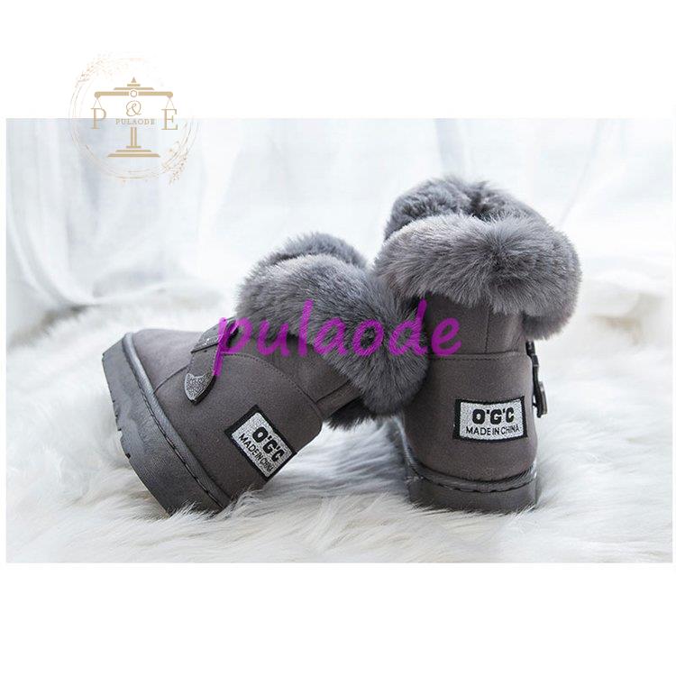 レディース スムース モカシンショートブーツ 裏ボア 裏起毛 ワークブーツ 秋 2021 ファー付き 冬ファー 防寒靴 裏起毛 