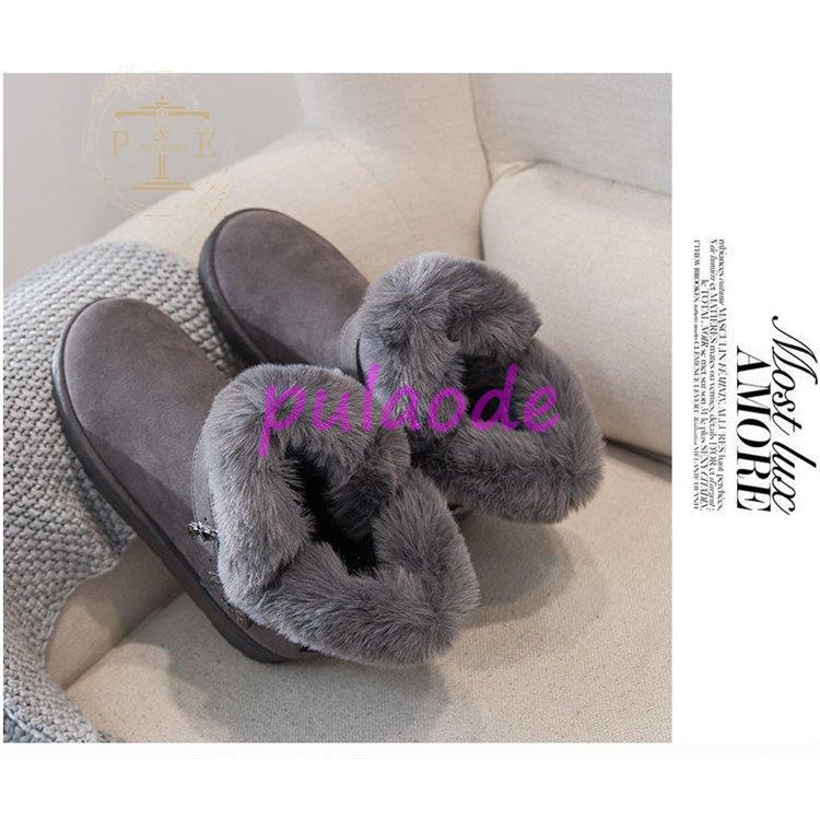 レディース スムース モカシンショートブーツ 裏ボア 裏起毛 ワークブーツ 秋 2021 ファー付き 冬ファー 防寒靴 裏起毛 