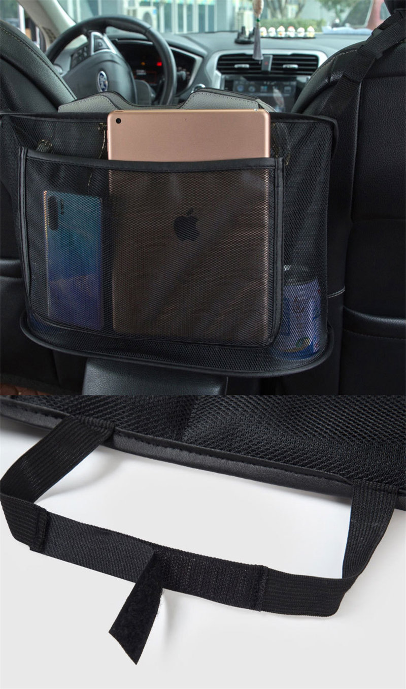 車用収納ポケット 収納バッグ 車用 ネットポケット 車用座席間 カバン収納 トランク 自動車 便利グッズ 大容量 小物入れ 汚れ・傷に強い 