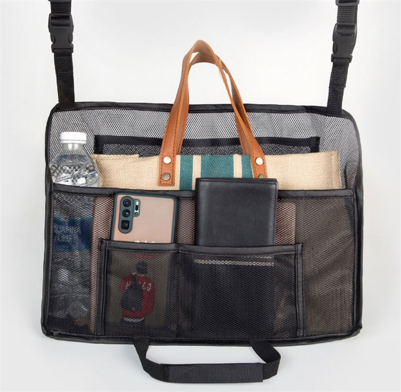 車用収納ポケット 収納バッグ 車用 ネットポケット 車用座席間 カバン収納 トランク 自動車 便利グッズ 大容量 小物入れ 汚れ・傷に強い 