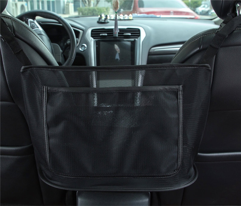 車用収納ポケット 収納バッグ 車用 ネットポケット 車用座席間 カバン収納 トランク 自動車 便利グッズ 大容量 小物入れ 汚れ・傷に強い 