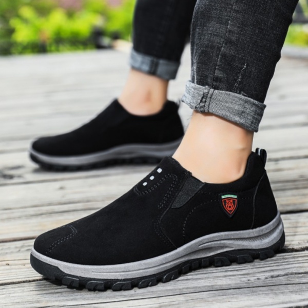 送料無料 スニーカー メンズ スリッポン ウォーキング男性 通気 リラックス ジム 歩きやすい 疲れない 。 靴 ナーススポーツ厚底 