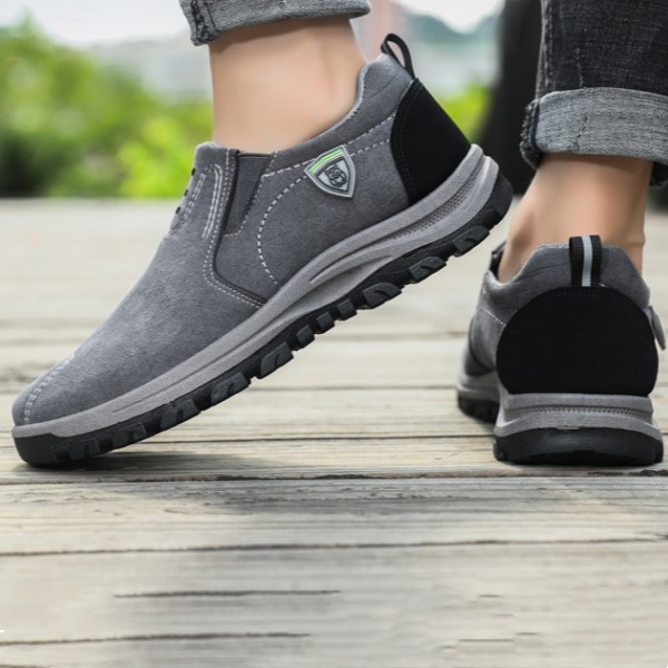 送料無料 スニーカー メンズ スリッポン ウォーキング男性 通気 リラックス ジム 歩きやすい 疲れない 。 靴 ナーススポーツ厚底 