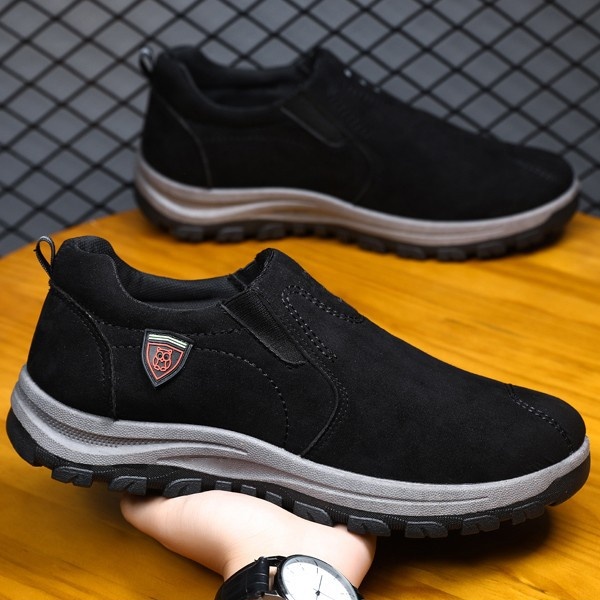 送料無料 スニーカー メンズ スリッポン ウォーキング男性 通気 リラックス ジム 歩きやすい 疲れない 。 靴 ナーススポーツ厚底 