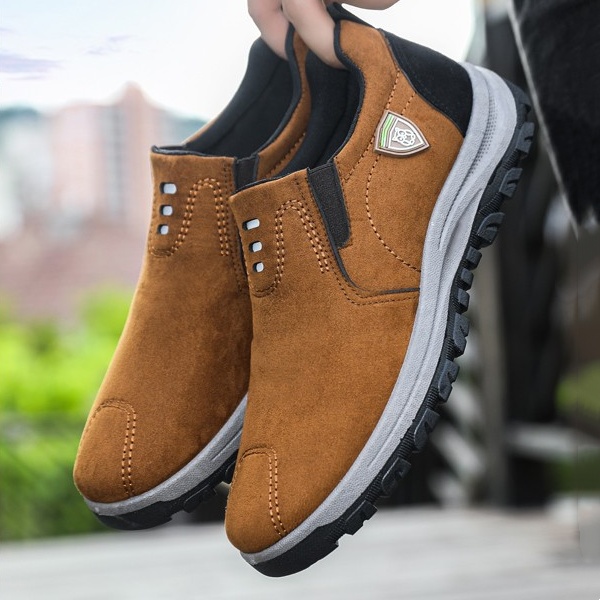 送料無料 スニーカー メンズ スリッポン ウォーキング男性 通気 リラックス ジム 歩きやすい 疲れない 。 靴 ナーススポーツ厚底 