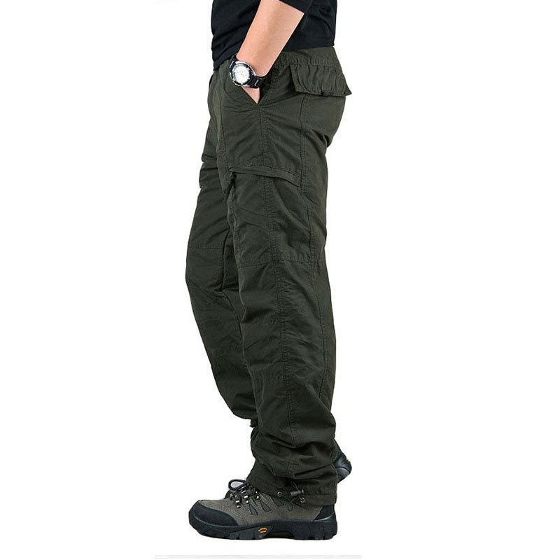 暖パンツ メンズ 裏ボア カーゴ パンツ ナイロン カジュアル 大きい 防寒 冬用 ウエストゴム あったか アウトドア ゆったり 暖かい メンズ 秋 ボパンツ 