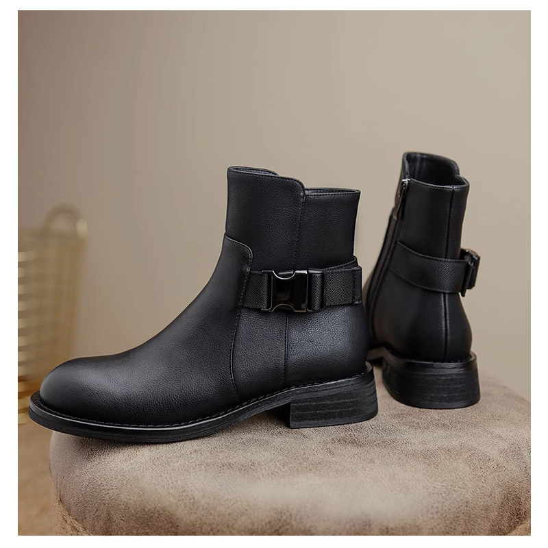 ブーツ レディース 合成皮革 歩きやすい サイドレースアップ ブーツ 疲れない フラット 春 楽ちん ショートブーツ 厚底 秋冬 靴 柔らかい 