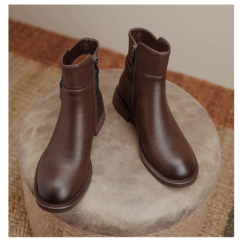 ブーツ レディース 合成皮革 歩きやすい サイドレースアップ ブーツ 疲れない フラット 春 楽ちん ショートブーツ 厚底 秋冬 靴 柔らかい 