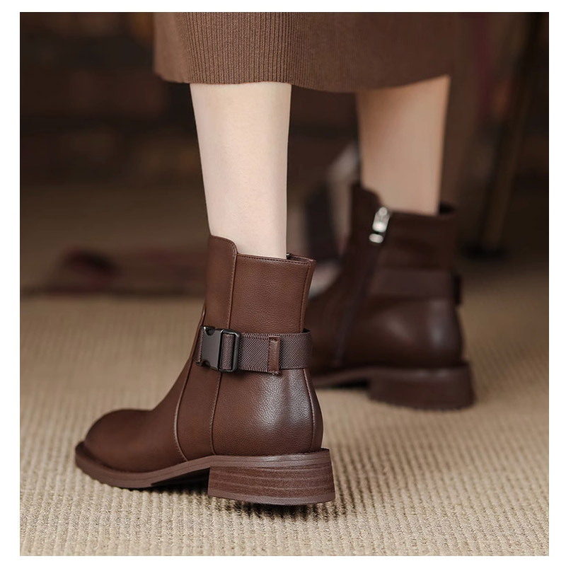 ブーツ レディース 合成皮革 歩きやすい サイドレースアップ ブーツ 疲れない フラット 春 楽ちん ショートブーツ 厚底 秋冬 靴 柔らかい 