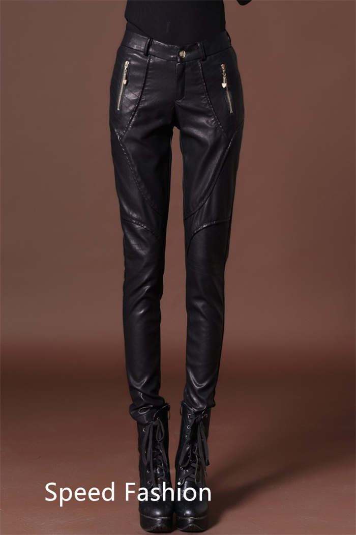 クレザーパンツ レディース PU スリム 細身 レギンス 美尻 パンツ 防寒 スキニーパンツ おしゃれ個性的 ストレッチ バイク 