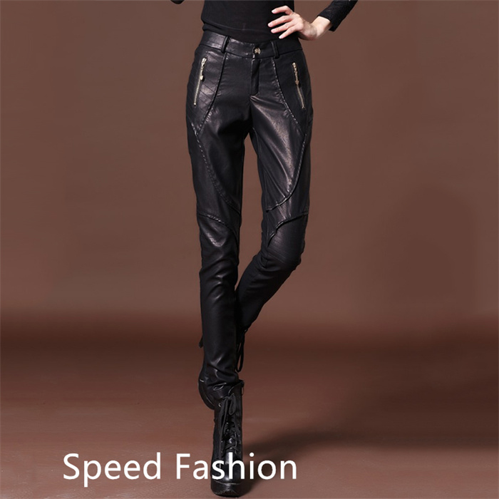 クレザーパンツ レディース PU スリム 細身 レギンス 美尻 パンツ 防寒 スキニーパンツ おしゃれ個性的 ストレッチ バイク 