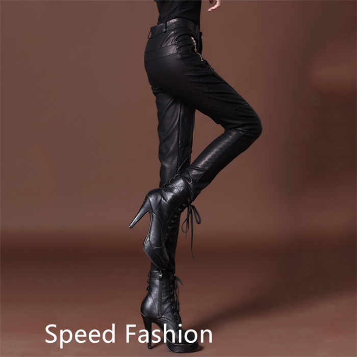 クレザーパンツ レディース PU スリム 細身 レギンス 美尻 パンツ 防寒 スキニーパンツ おしゃれ個性的 ストレッチ バイク 