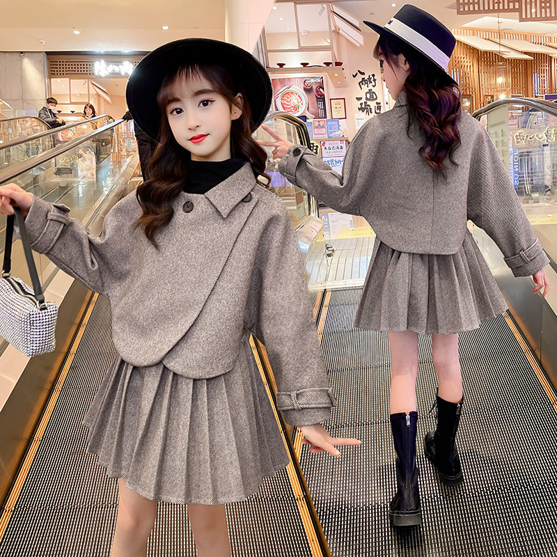 入学式 卒業式 女の子 2点セット ジャケット スカート 発表会 女子お嬢様のアンサンブルスーツセット 小学校 入園式 可愛い 女の子 フォーマル 服 きれいめ 